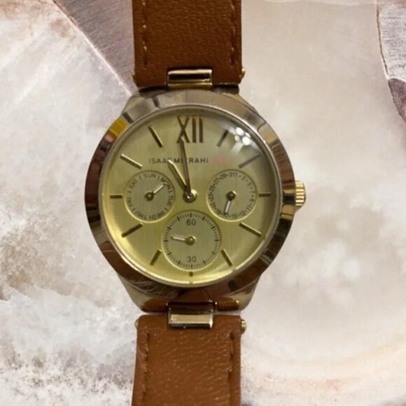 Isaac Mizrahi Live! Womens Round Case Double Strap Wrap-Around Style Watch - Picture 5 of 8